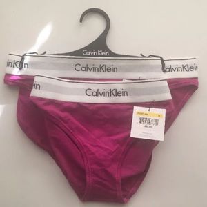 Calvin Klein Panties Bikini 1 Pair Magenta Medium